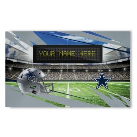 Official NFL Cowboys - 36" x 62" Personalized Washable Rug