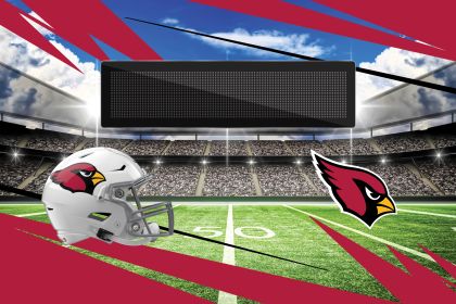 Official NFL Cardinals - 20" x 32" Personalized Washable Rug