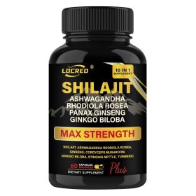 Shilajit Capsules Ashwagandha Extra Strength Dietary Supplement