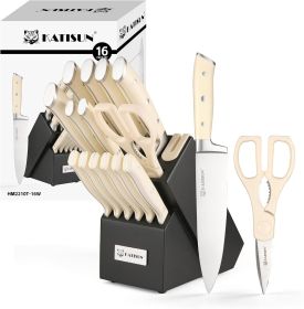 16 Piece German Stainless Steel Knife Set