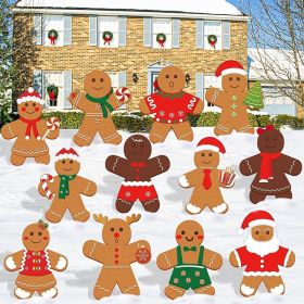 Christmas Gingerbread Yard Sign