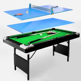 1 Billiard table, 3 in 1 pool table, game table