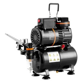 Airbrush Kit, Dual Fan Air Tank Compressor System Kit