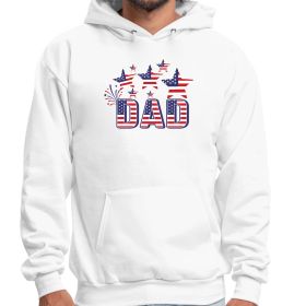 Long Sleeve Hoodie, Dad Independence Day 4th Of July