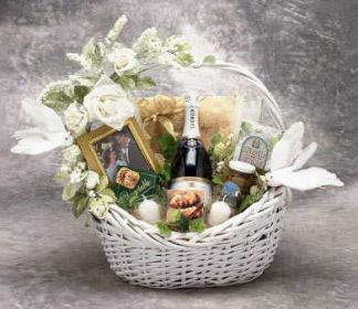 Wedding Wishes Gift Basket (Lg)