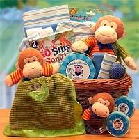 A Little Hoot New Baby Gift Basket