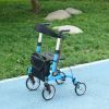 Rollator Walker with Seat and Backrest