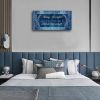 Being Grateful Canvas Wall Art for Living Room-Navy Blue Wall Art-Inspirational