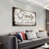 Family is Important Quotes Canvas Wall Art for Living Room|Family