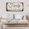 Family is Important Quotes Canvas Wall Art for Living Room|Family