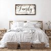 Family is Everything Wall Decor-Rustic Family Quote Print Canvas