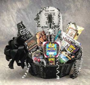 Over the Hill Birthday Gift Basket (Option: Lg)