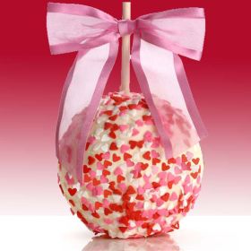 Sweethearts Caramel Chocolate Dipped Apple (Option: Gourmet)