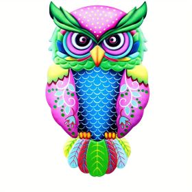 Metal Owl Wall Decor, Party Supplies, Birthday Gift (Style: Model B)