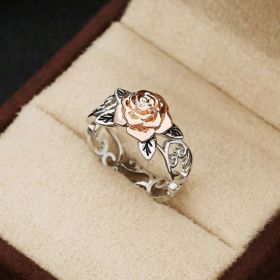 Exquisite Band Promise Finger Ring Proposal Anniversary Gift (size: 8)