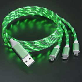 Streamer Glow Light Charger Cable (Color: Red)