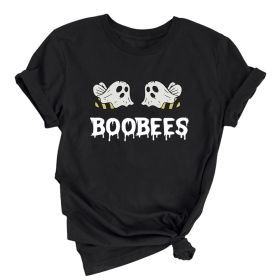 Matching Halloween Shirt For Couples' Matching Shirt (Color: BLACK, size: XL)