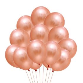 Pearl Balloon Circle Latex Wedding Party Balloons (Color: Rose Gold)