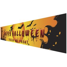 Large Happy Halloween Banner Party Decoration (Color: color6)