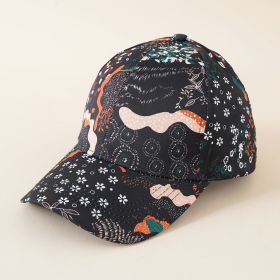 Men and women baseball cap Korean version (Color: Orange)