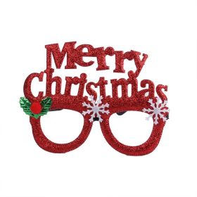 Christmas Decoration Booth Props Frame (Color: 1pcs glasses A)