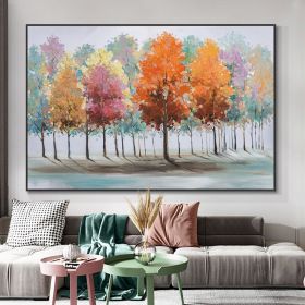 Hand Painted Oil Painting Fall Colors (Style: 01, size: 150X220cm)