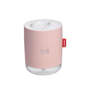 Snow Mountain Humidifier Mini Portable 500m Cool Mist Desktop (Color: Pink)