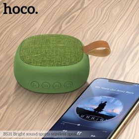 HOCO BS31 Bright Sound Sports Wireless Speaker (Color: green)