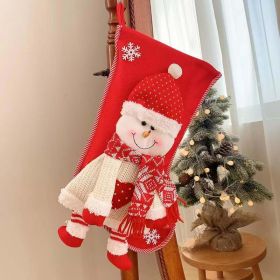 Christmas Socks Decorations for Home Christmas Ornaments (Color: F-W102)