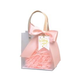 10/20/30Pcs Transparent Gift Bags (Gift Box Size: 10pcs, Color: Pink)