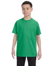 Youth DRI-POWER® ACTIVE T-Shirt - IRISH GREEN HTHR (Color: IRISH GREEN HTHR, size: XS)