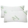 2Pcs Bamboo Memory Foam Pillow Hypoallergenic Bed Pillow