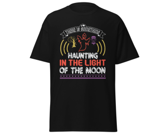 Light of the moon spooky halloween t-shirt merchyprint Black (Color: BLACK, size: L)