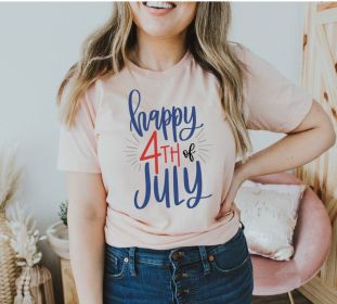 Happy 4th Of July T-shirt, American Flag Shirt, Patriotic Shirt (size: medium)