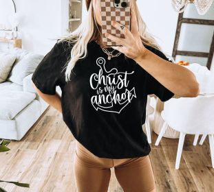 Christ Is My Anchor T-shirt, Wedding Gift, (size: XS)