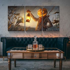 Halloween Personalized Wall Art Prints (Color: as Pic)