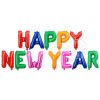 1 SET 16 inch happy new year Foil Balloons